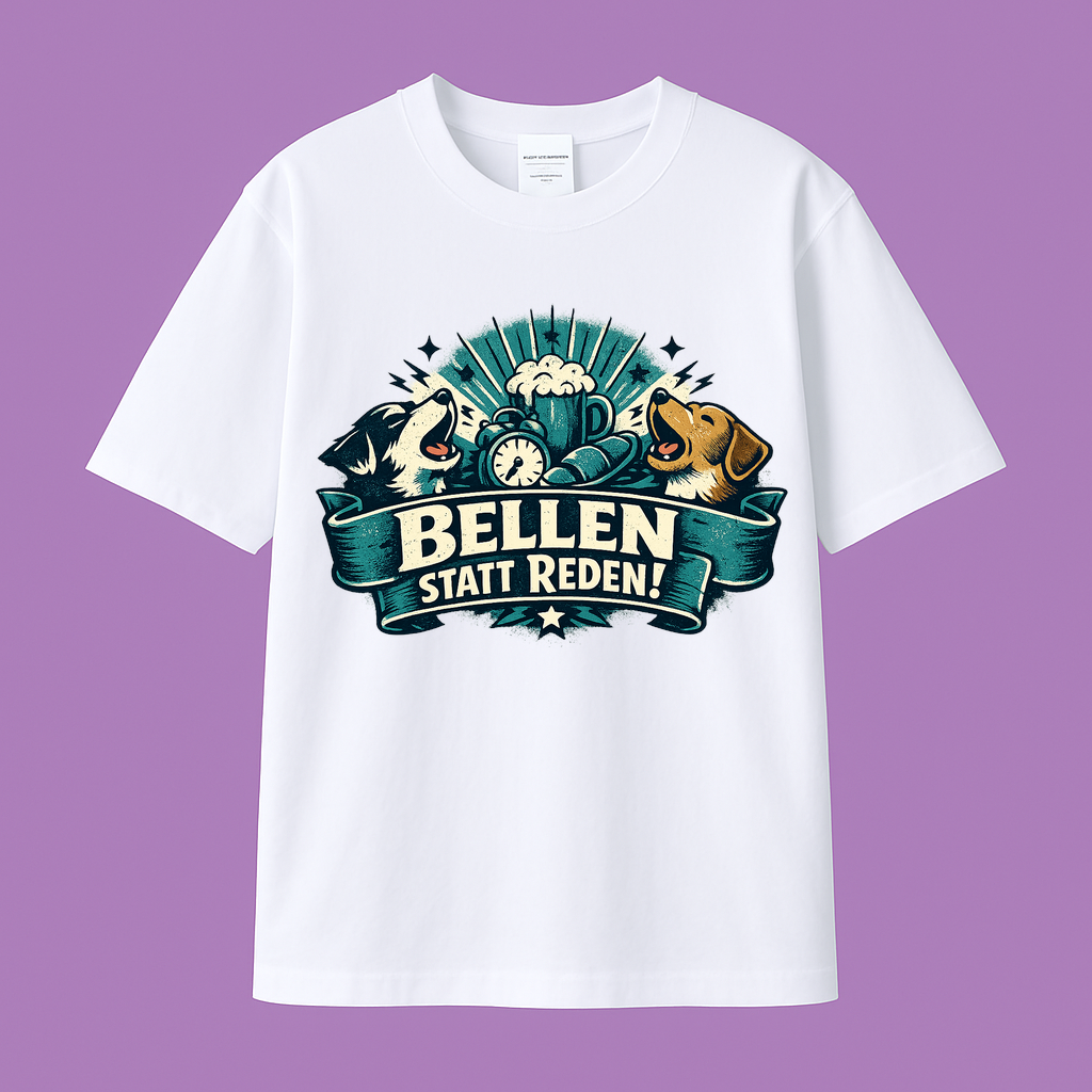 Bellen statt Reden! t-shirt
