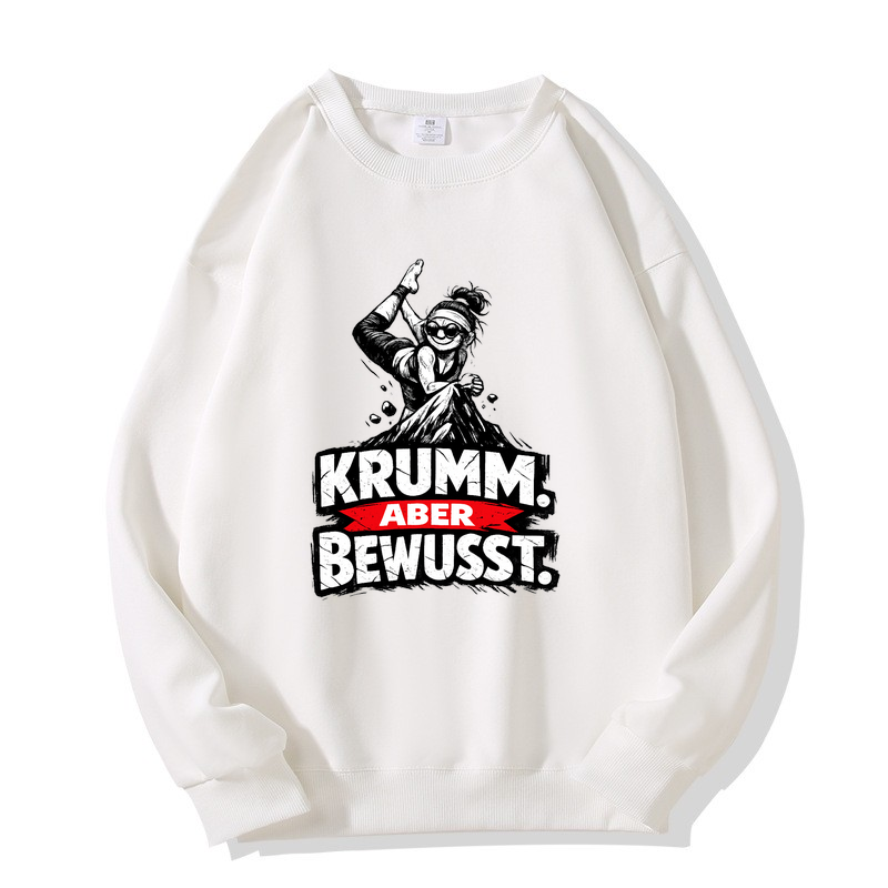 Sweatshirt FlexiFlow – Krumm. Aber bewusst.