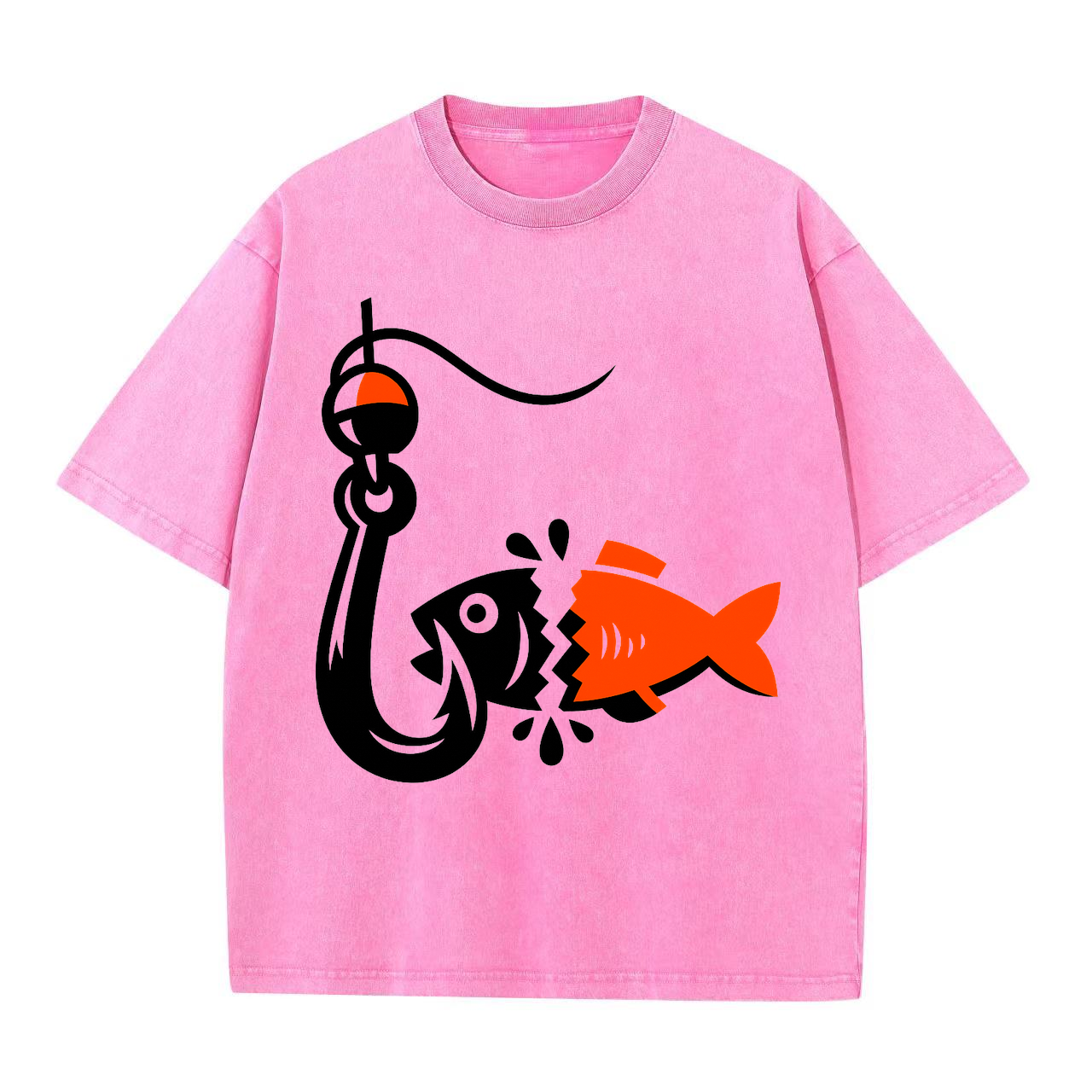 T-Shirt Anglerglück am Wasser