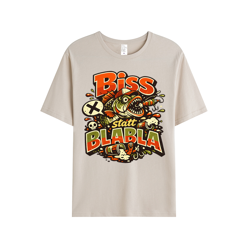 t-shirt Biss statt Blabla Anglerstyle