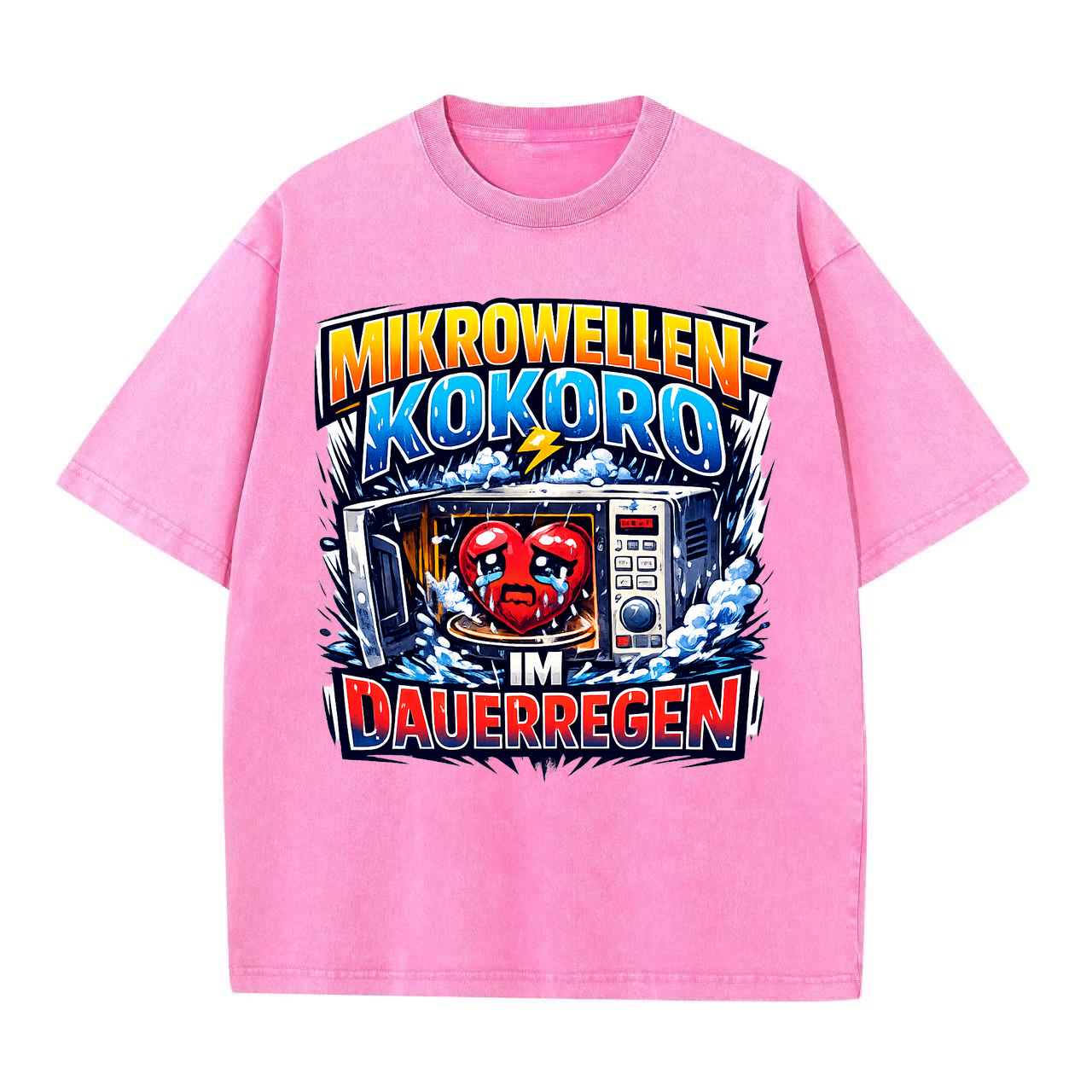 T-Shirt Mikrowellen-Kokoro Regenherz
