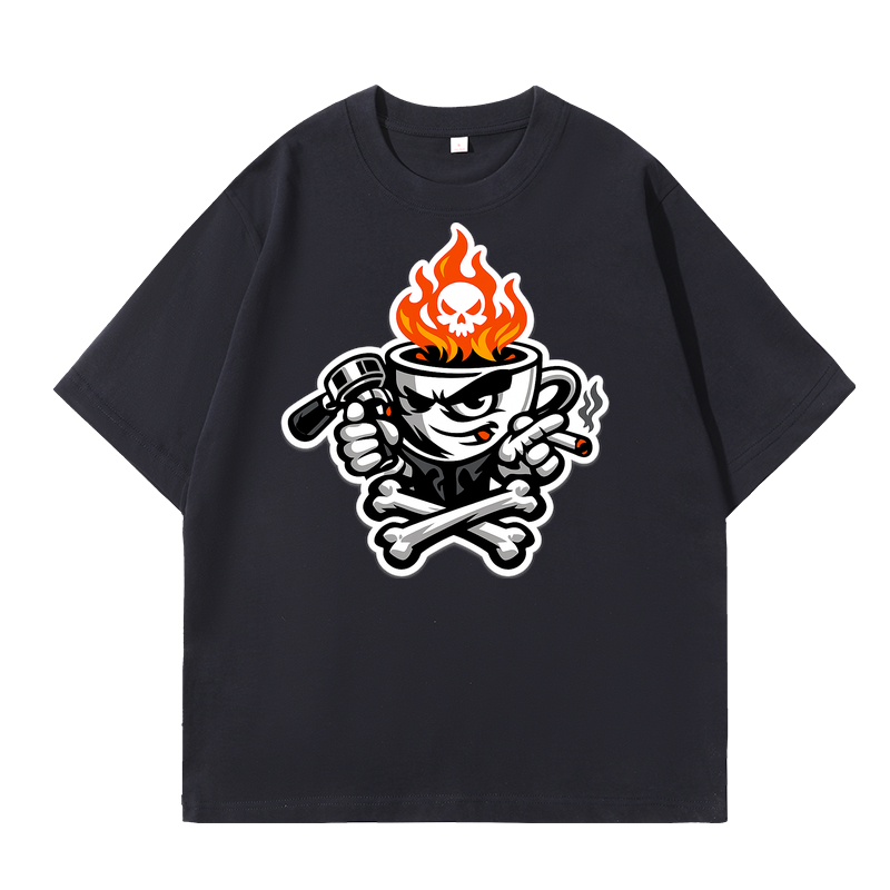T-shirt Rebel Roast Mascot – Kaffee-Rebell