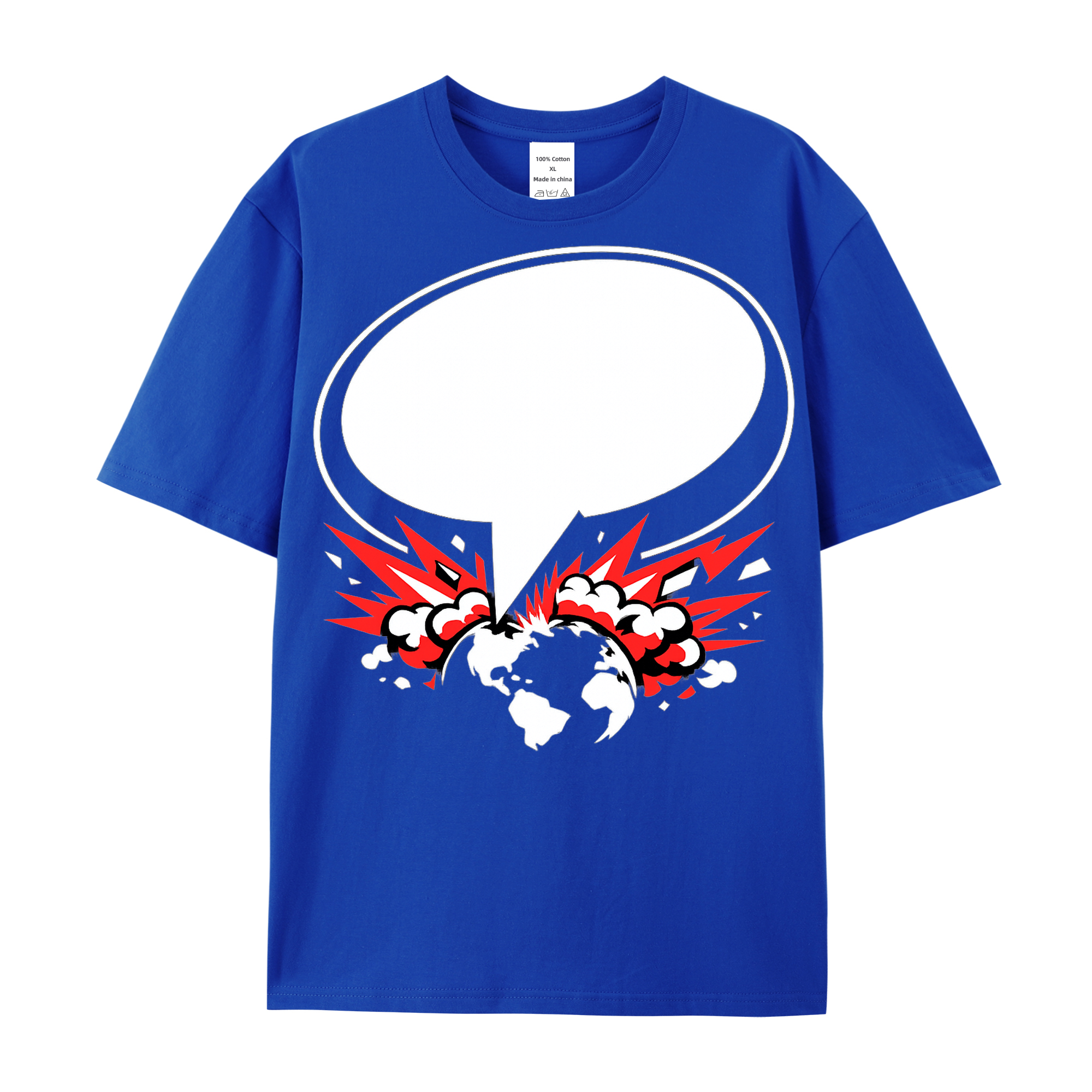 T-shirt Rebellenball im Raster Statement