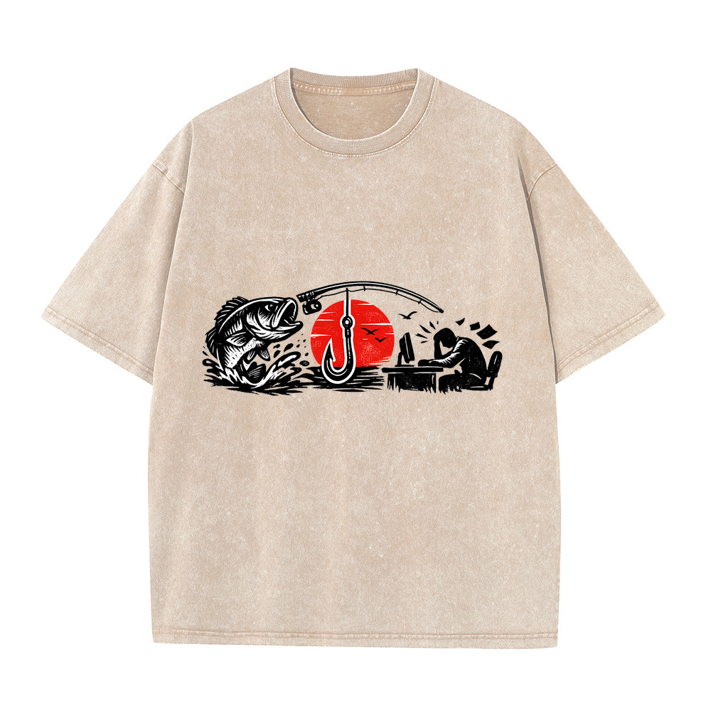 T-Shirt Angelträume in Blau