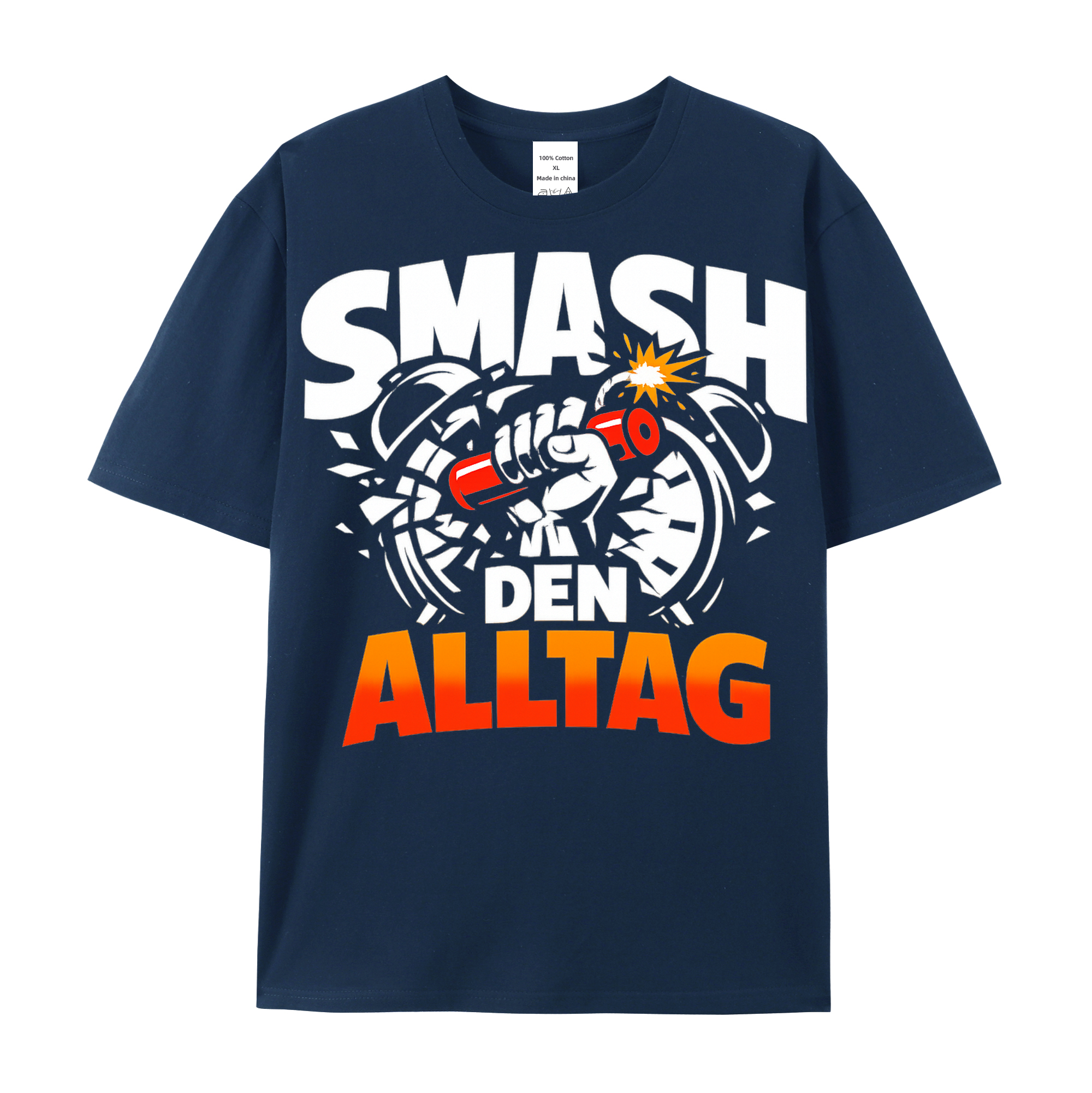 T-shirt Smash-Modus Aktiv: Alltag zerbricht im Licht