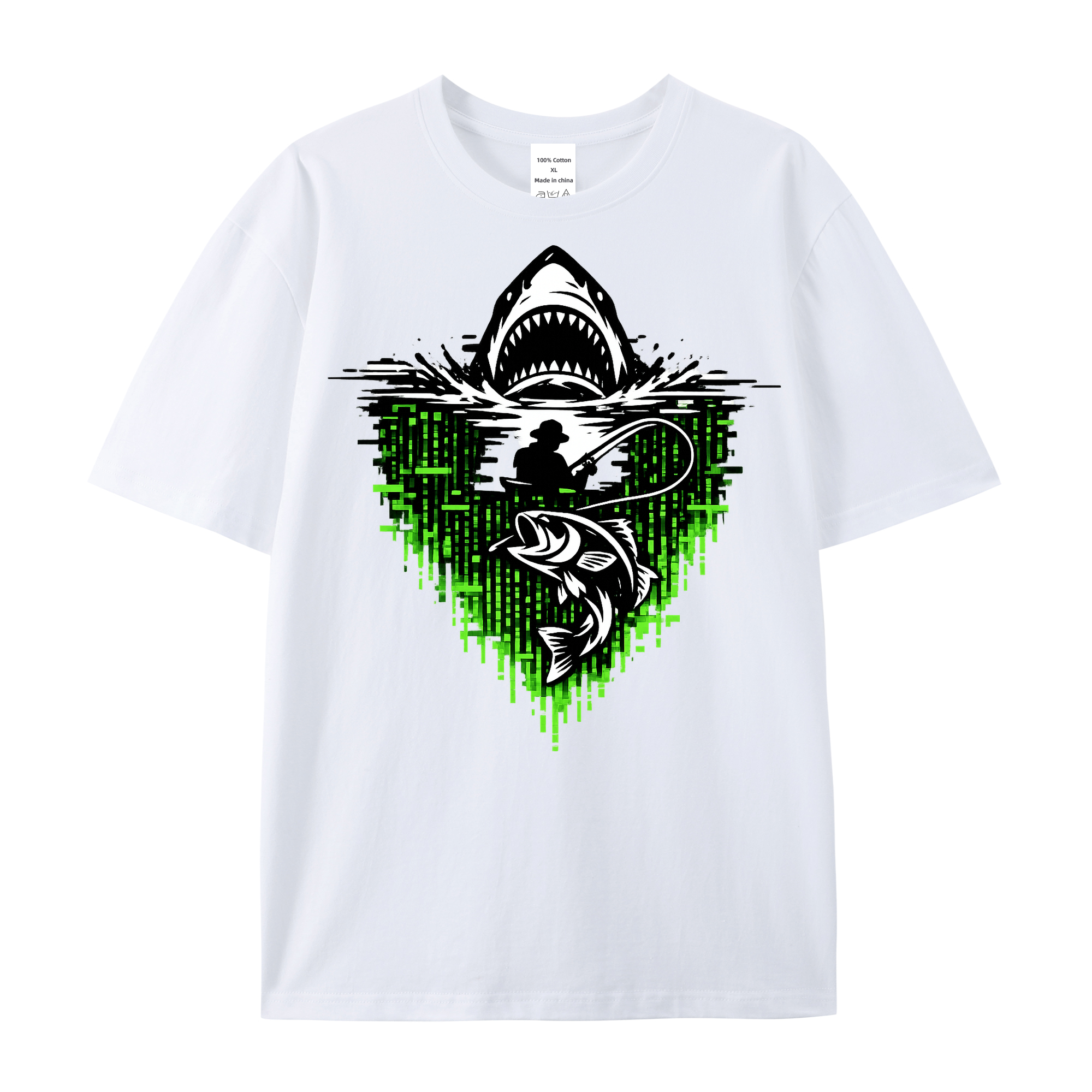 t-shirt Angelglück am Wasser