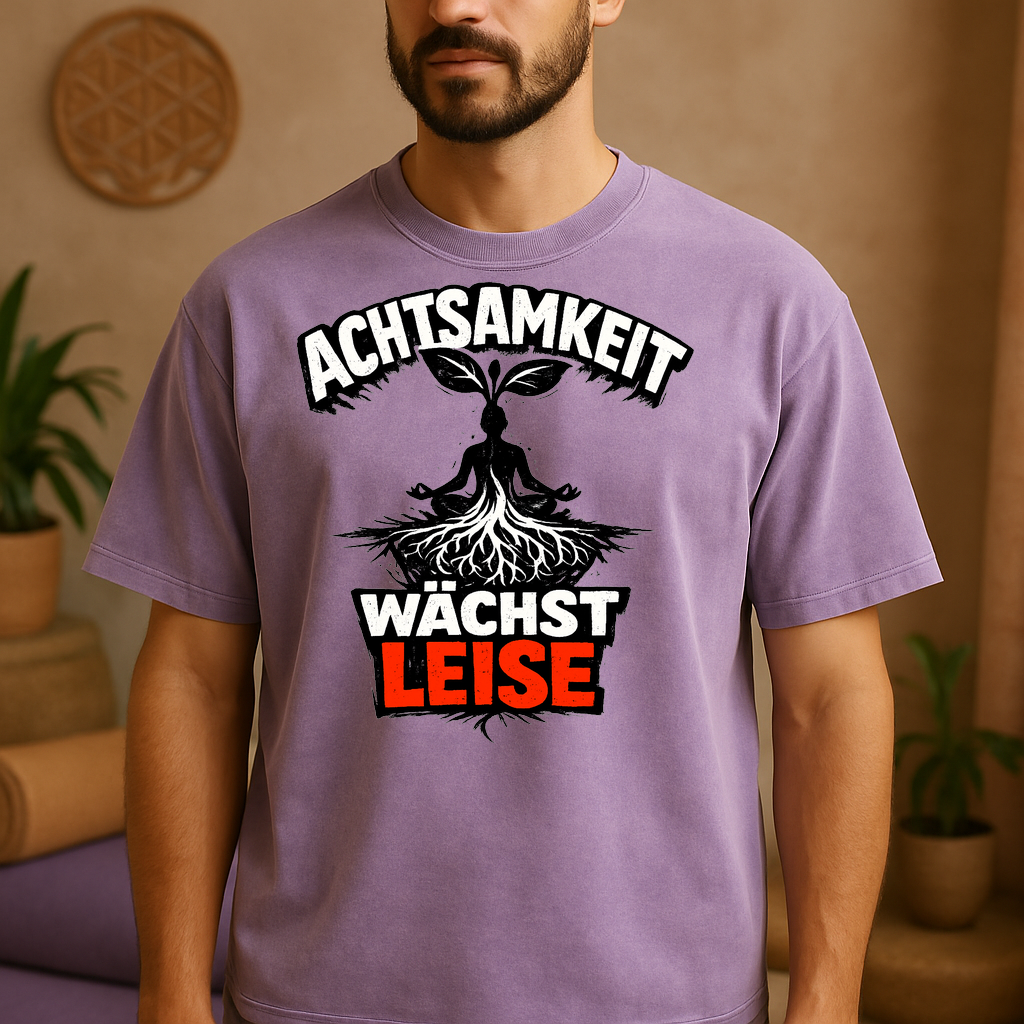 T-Shirt Achtsame Blüte