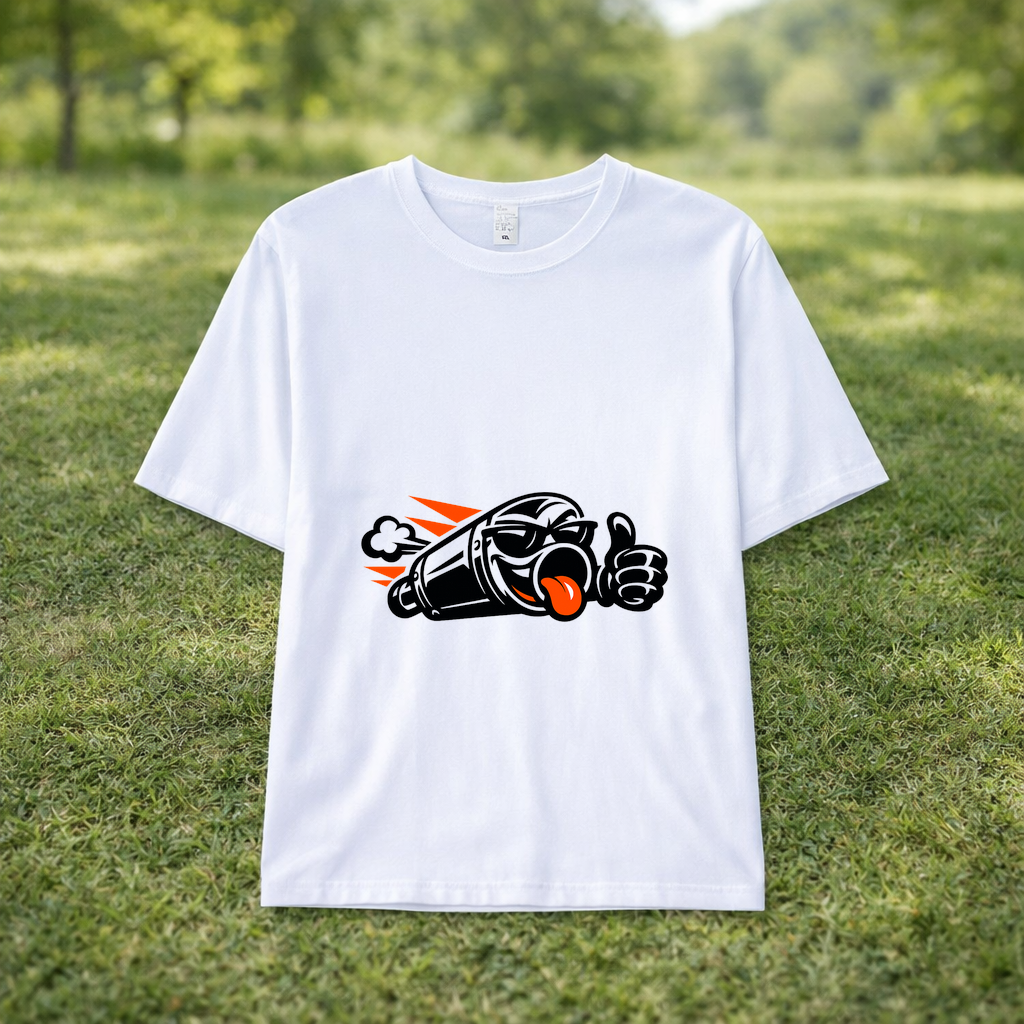 T-shirt Donnerrohr-Symbol der Straße