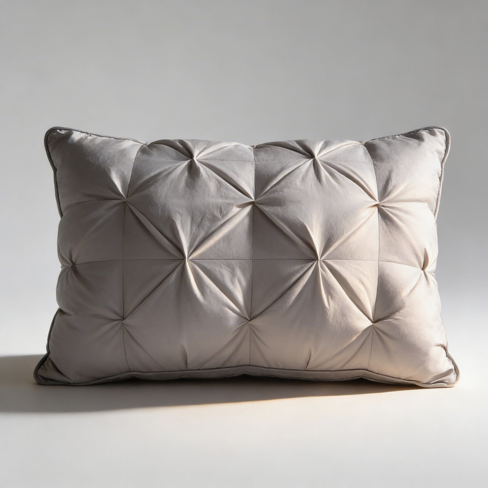 SoftCloud gathered pillow, shown in full